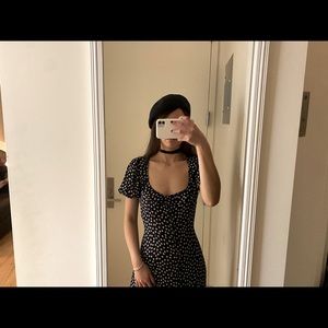 NWT Reformation Basin Dress size 4 Navy color